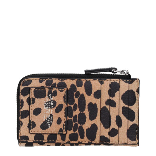 Marc Jacobs braunes Lederportemonnaie