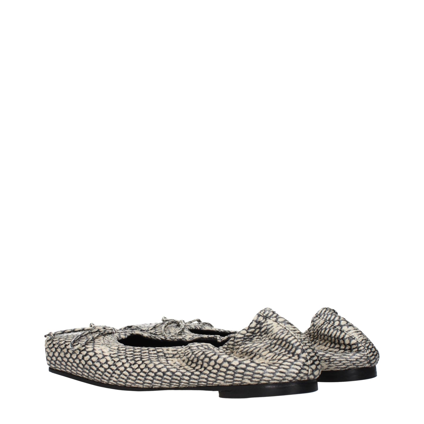 Jacquemus Beige Lederballerinas