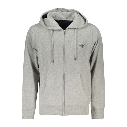 Accademia Militare Kapuzenpullover aus grauer Baumwolle für Herren