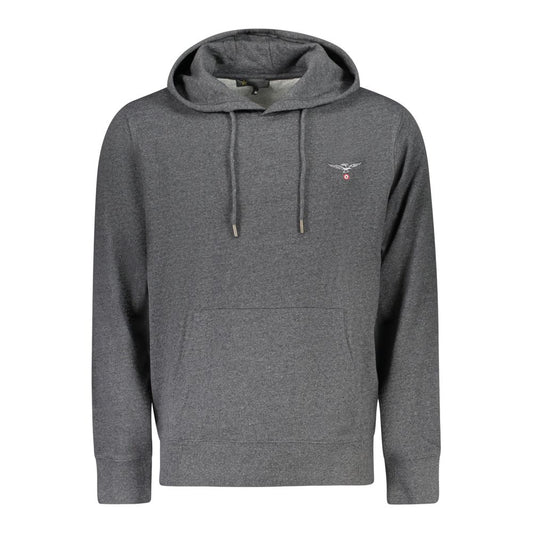 Accademia Militare Grauer Herrenpullover aus recycelter Baumwolle