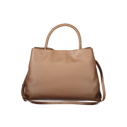 Twinset Braune Polyethylen-Damenhandtasche