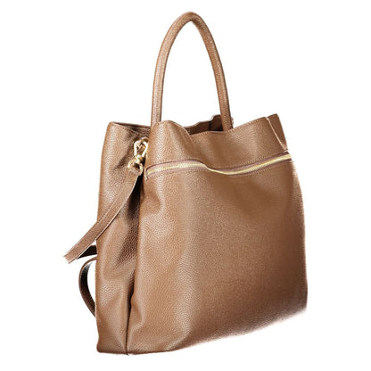 Twinset Braune Polyethylen-Damenhandtasche
