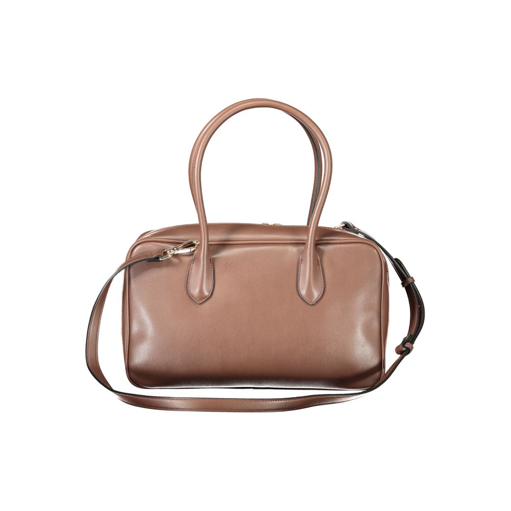 Twinset Braune Polyethylen Damen Handtasche