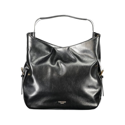 Twinset Schwarze Hobo-Tasche aus Polyethylen für Damen