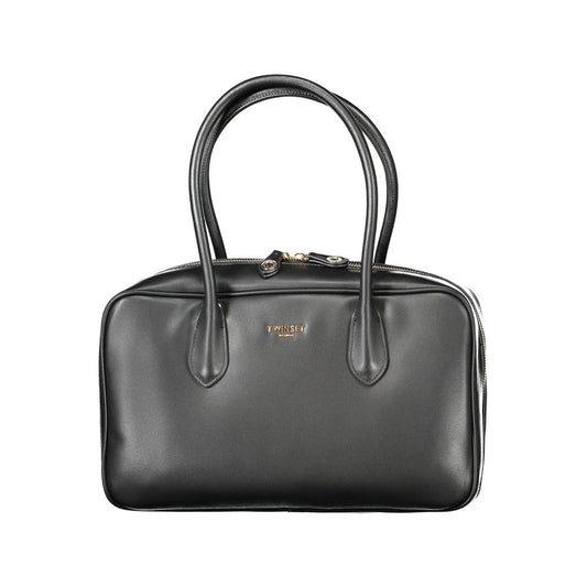 Twinset Damenhandtasche aus Polyethylen in Schwarz