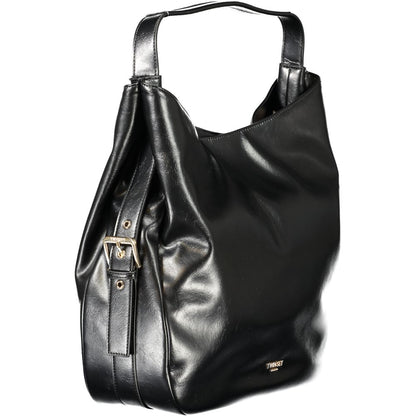 Twinset Schwarze Hobo-Tasche aus Polyethylen für Damen