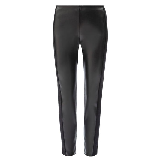 Patrizia Pepe Schwarze Polyethylen-Leggings