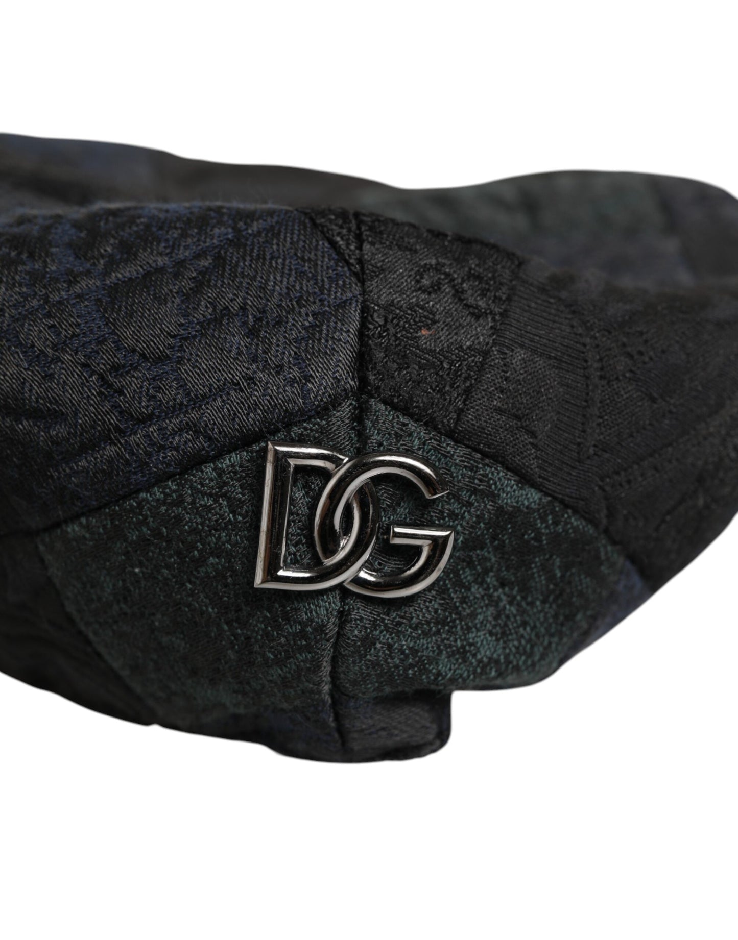 Dolce &amp; Gabbana Schwarzer Polyester-Newsboy-Hut für Herren
