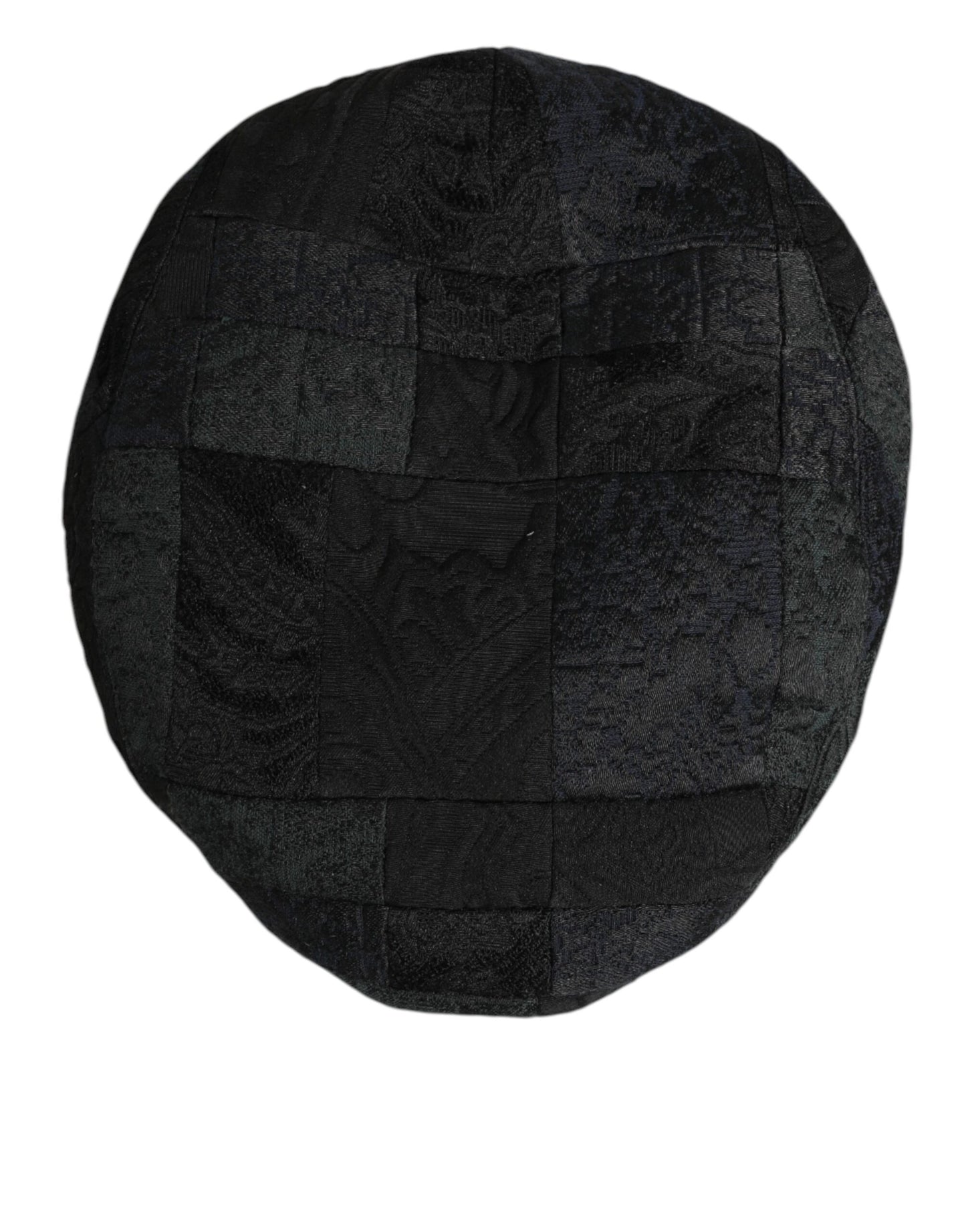 Dolce &amp; Gabbana Schwarzer Polyester-Newsboy-Hut für Herren