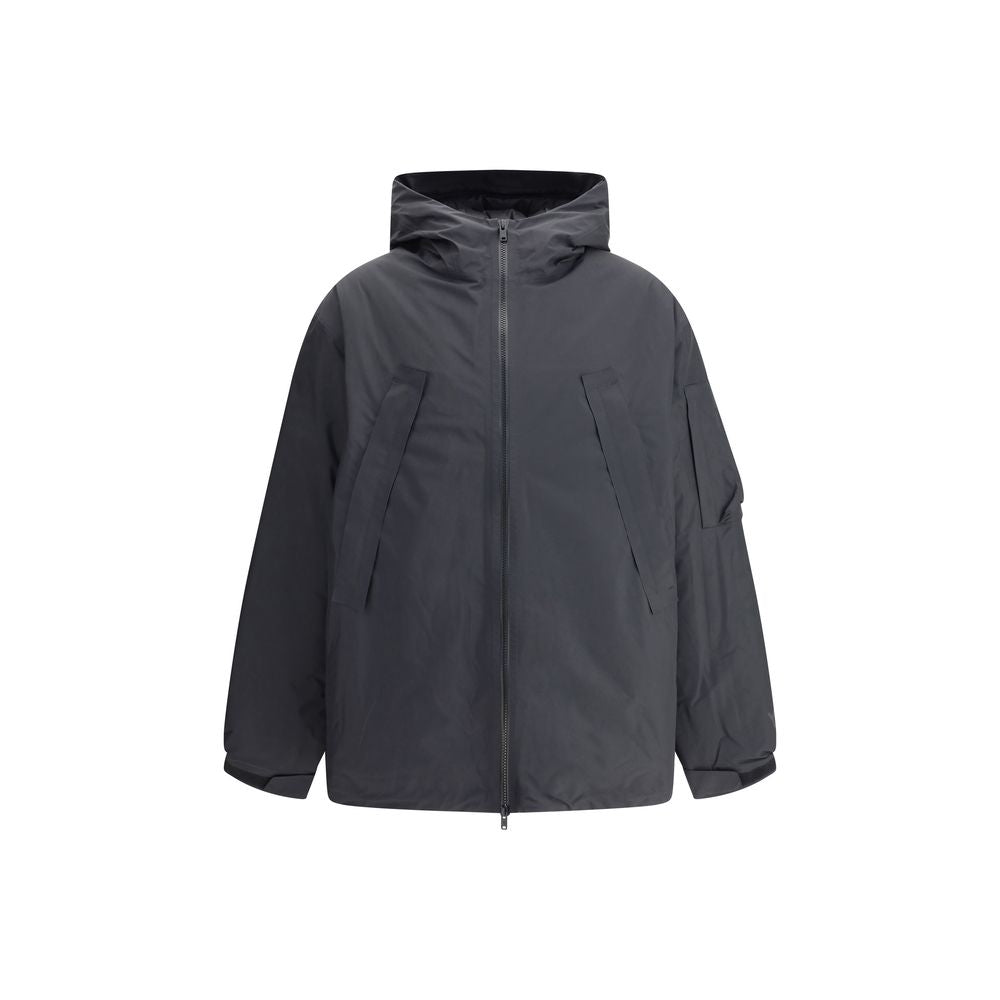 Y-3 Schwarze Jacke aus Polyester-Shellmaterial