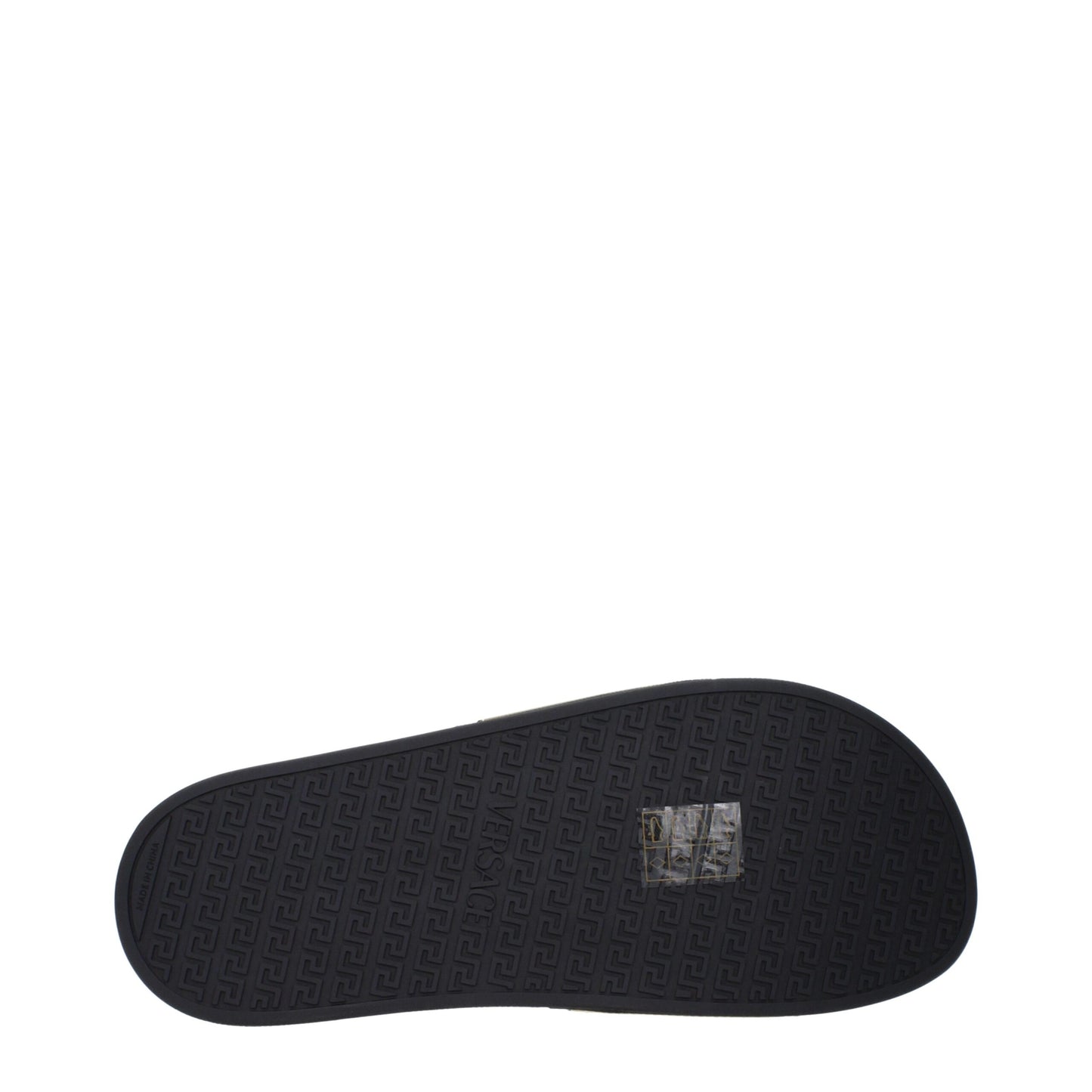 Versace – Schwarze Hausschuhe aus Baumwolle