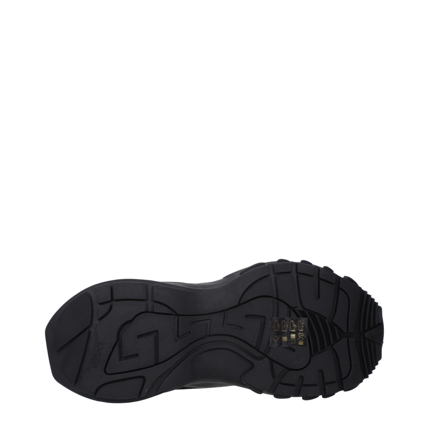 Versace – Sportliche Sneaker aus schwarzem Stoff