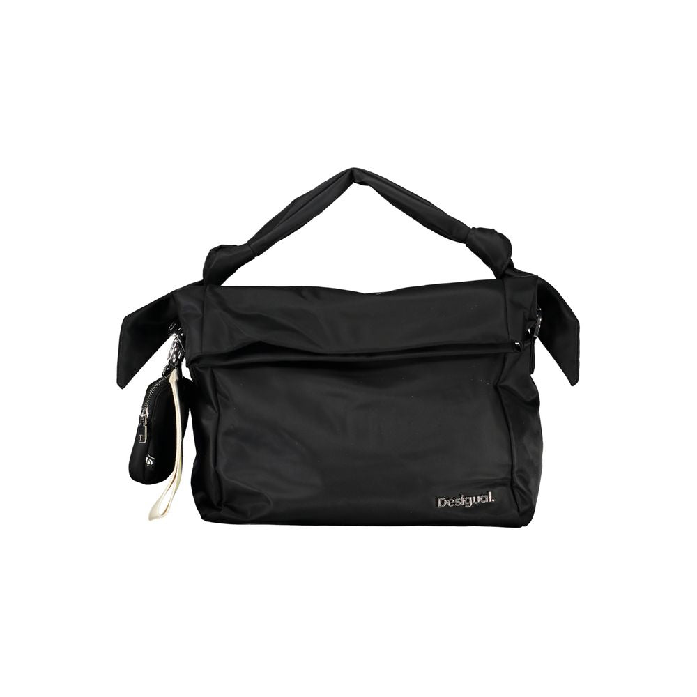 Desigual Schwarze Polyester-Handtasche