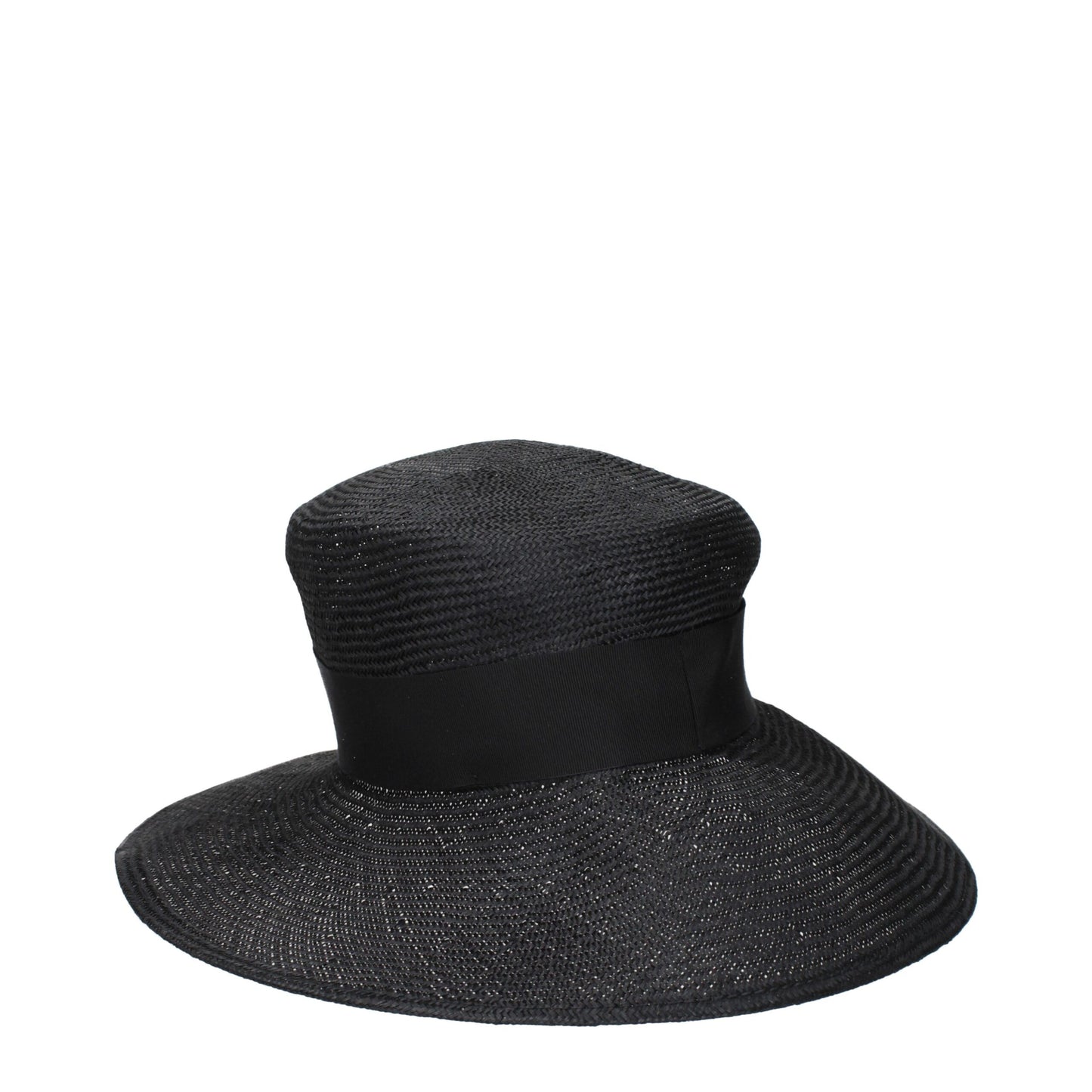Max Mara Schwarzer Strohhut