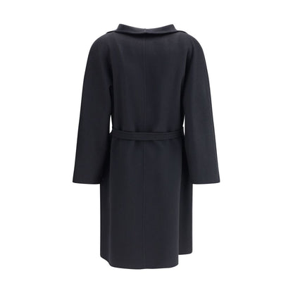 Max Mara Schwarzer Kaschmirmantel