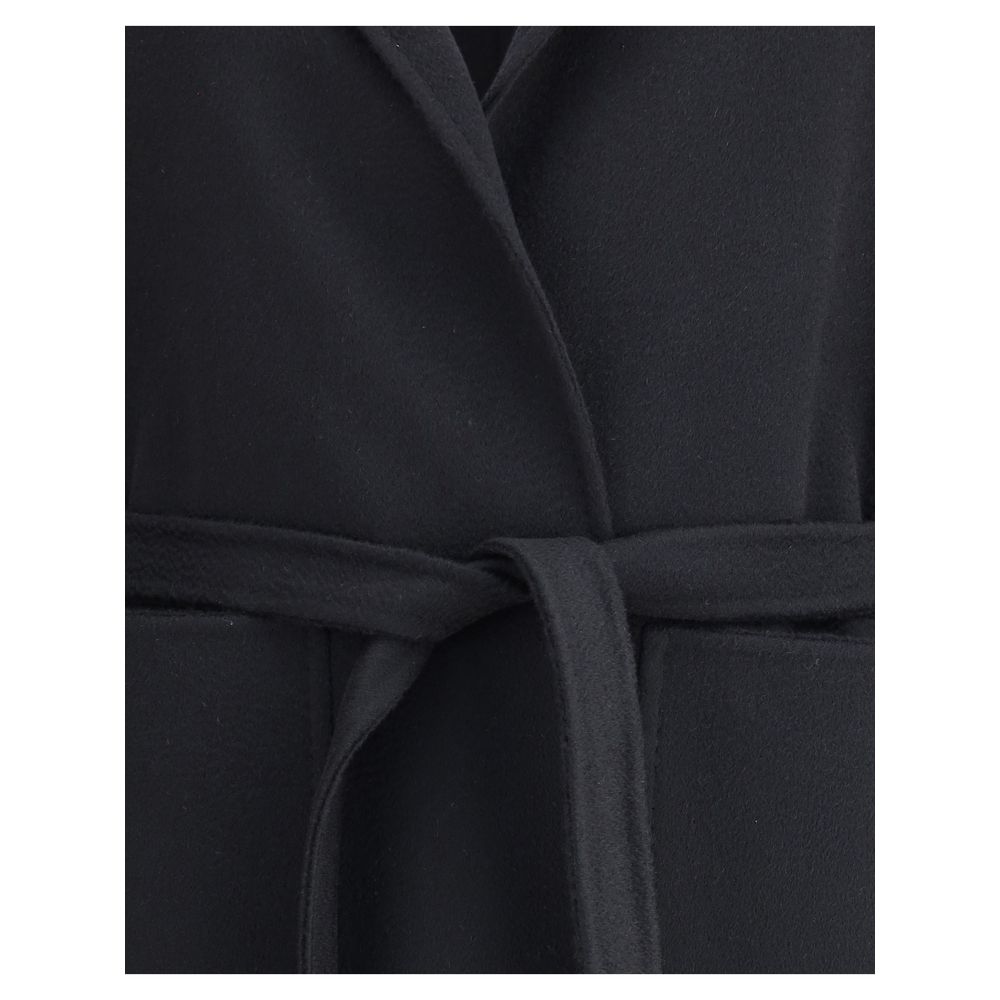 Max Mara Schwarzer Kaschmirmantel