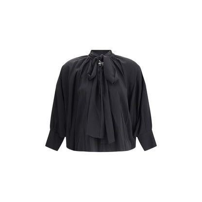 Schwarze Seidenbluse von Max Mara