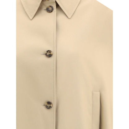 Max Mara beiger Baumwollmantel
