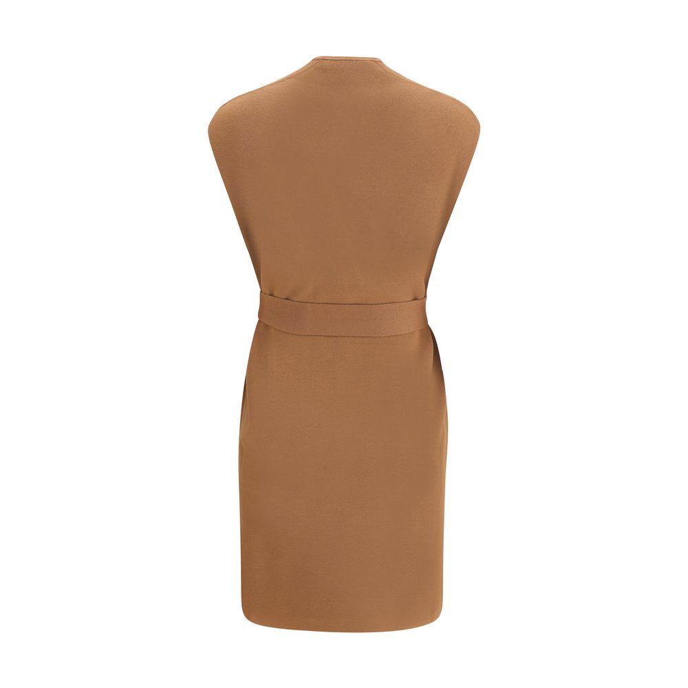 Max Mara Brauner Viskosemantel
