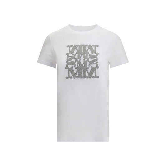 Max Mara Weißes Baumwoll-T-Shirt