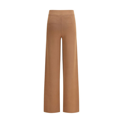 Max Mara Braune Viskose-Freizeithose