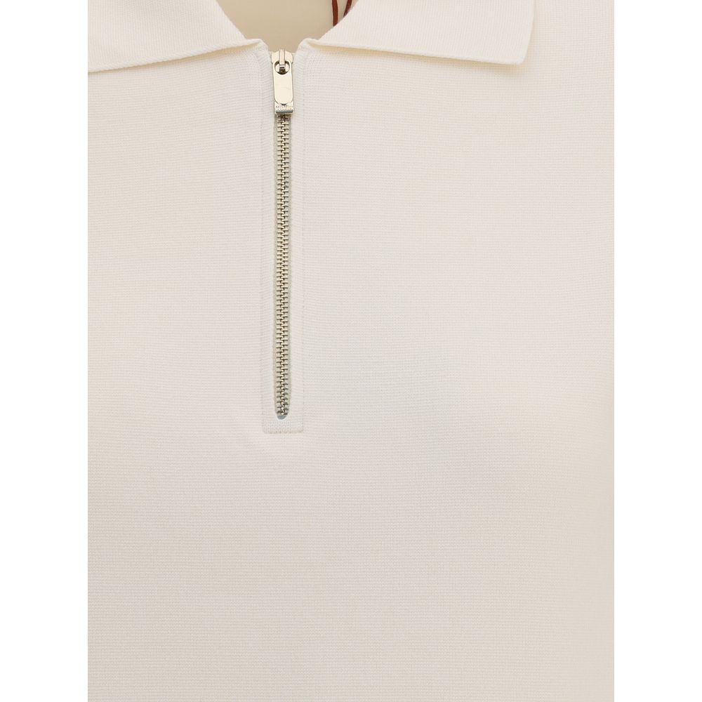 Max Mara Teti Poloshirt mit Reißverschluss