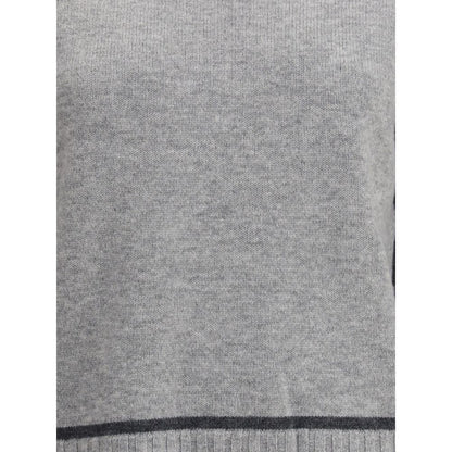 Max Mara Graues Woll-Sweatshirt