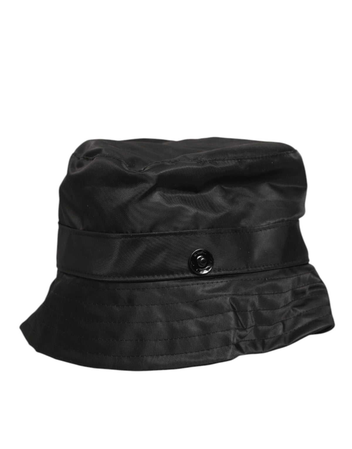 Dolce &amp; Gabbana – Schwarzer PVC-Fischerhut mit breiter Krempe für Herren