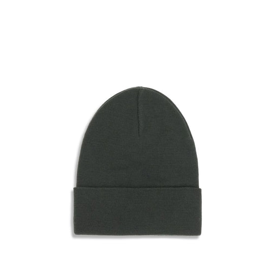 Moncler Grenoble Schwarze Fleece-Wollmütze