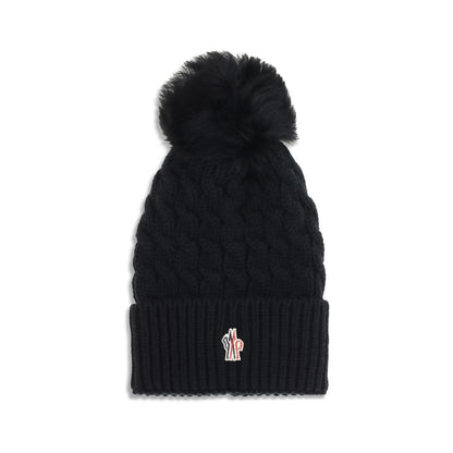 Moncler Grenoble Beanie-Mütze mit Ponpon