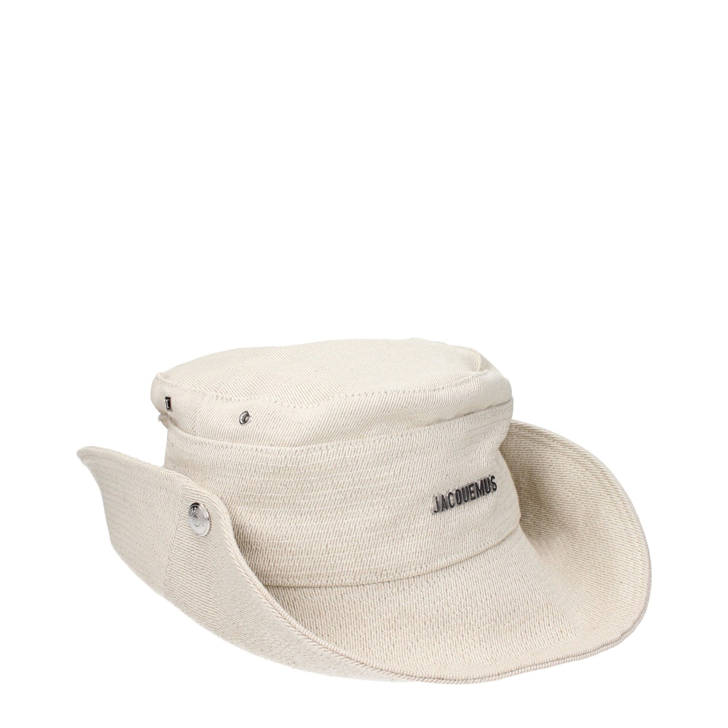 Beige Leinen-Eimerhüte von Jacquemus