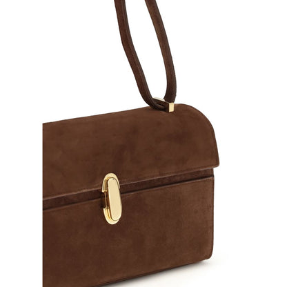 Savette Schultertasche aus braunem Kalbsleder Bos Taurus