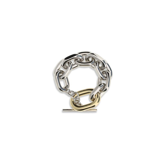 Rabanne Silbernes Metallarmband