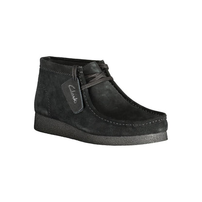 Clarks Herren-Sneaker aus schwarzem Leder