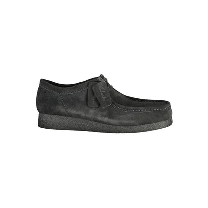 Clarks Herren-Sneaker aus schwarzem Leder