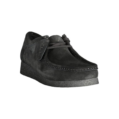 Clarks Herren-Sneaker aus schwarzem Leder