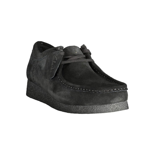 Clarks Herren-Sneaker aus schwarzem Leder