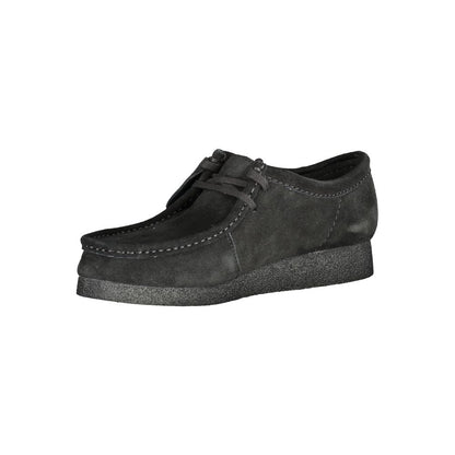 Clarks Herren-Sneaker aus schwarzem Leder