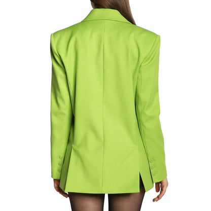 Patrizia Pepe Grüner Polyester-Blazer