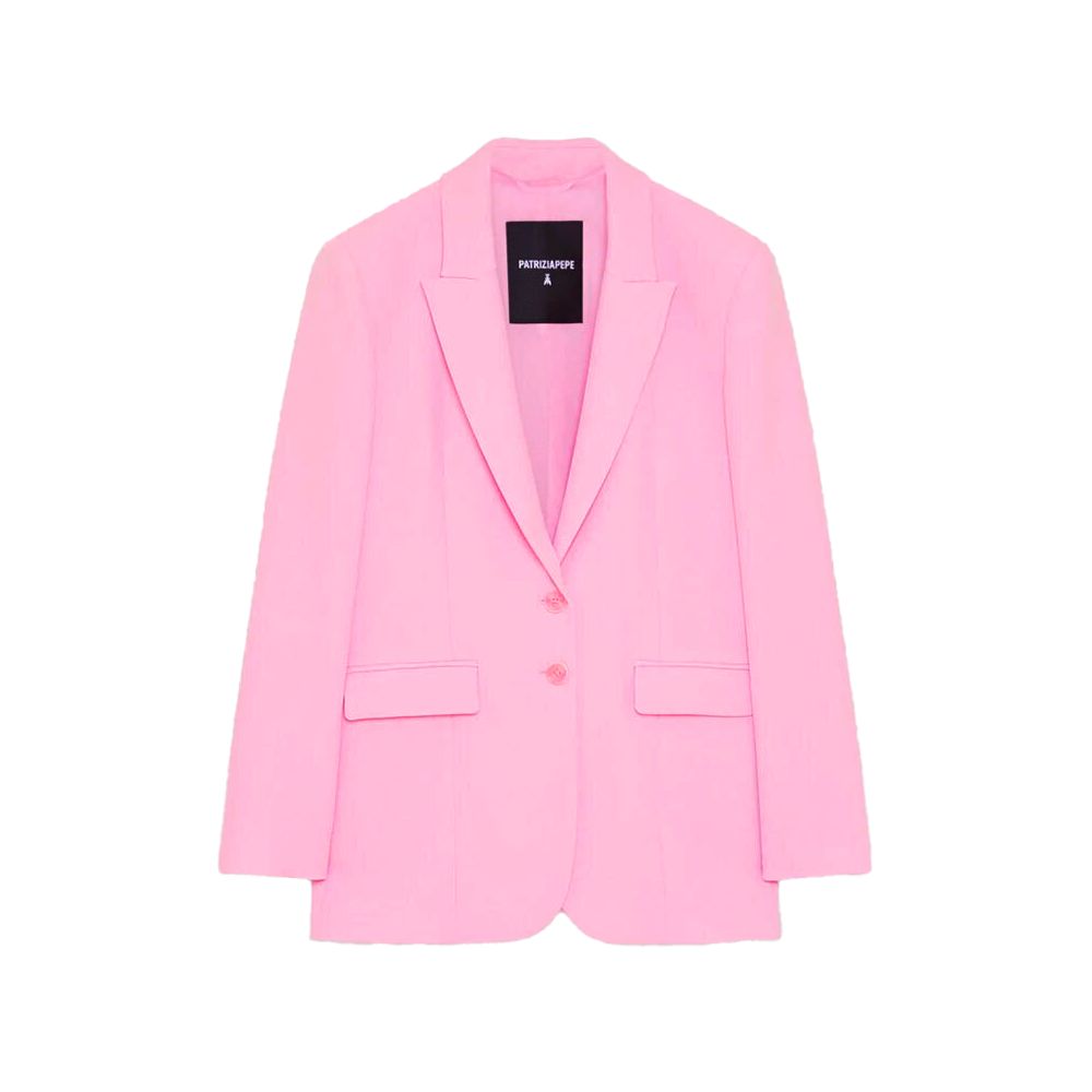 Patrizia Pepe – Rosa Polyester-Blazer