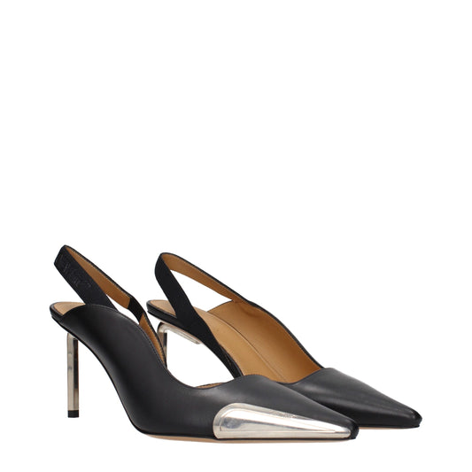 Schwarze Lederpumps von Off-White