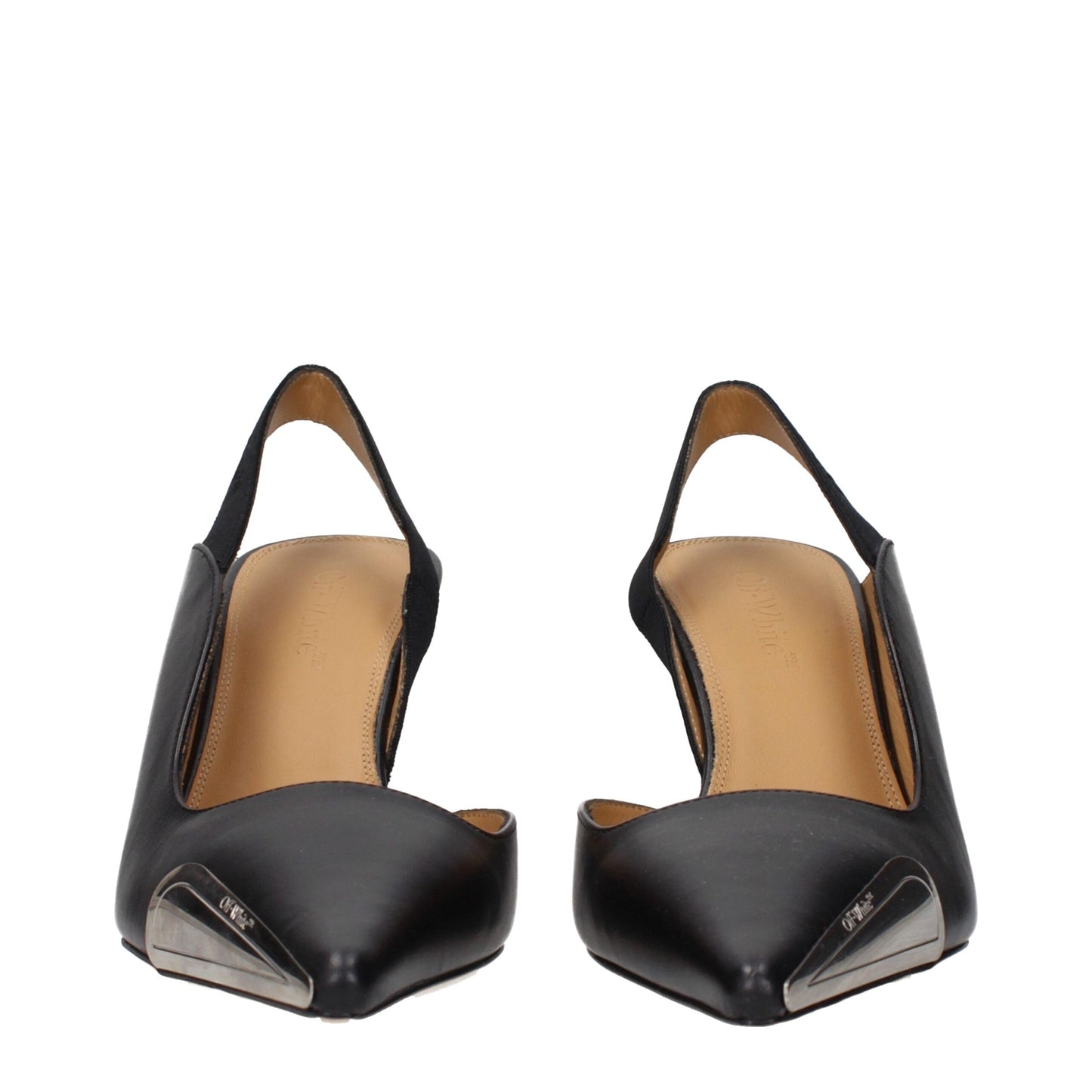 Schwarze Lederpumps von Off-White