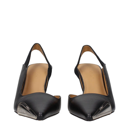 Schwarze Lederpumps von Off-White