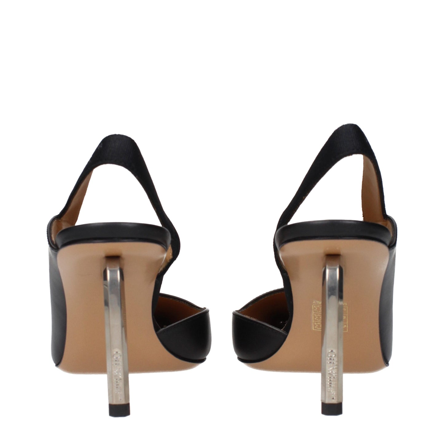 Schwarze Lederpumps von Off-White