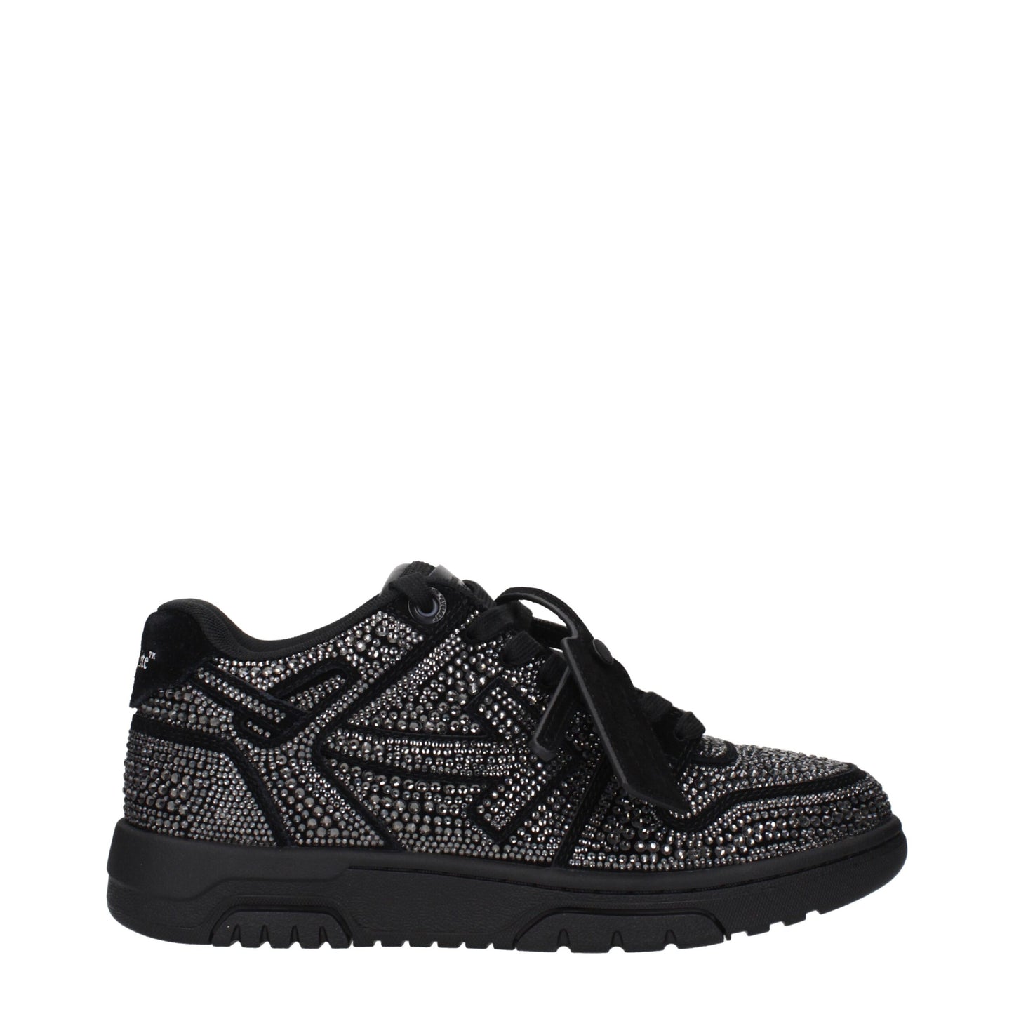 Off-White – Schwarze Leder-Sneaker