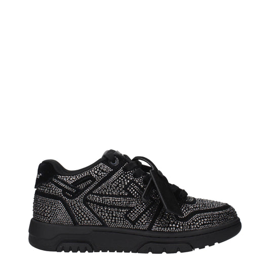 Off-White – Schwarze Leder-Sneaker