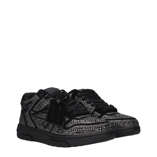 Off-White – Schwarze Leder-Sneaker