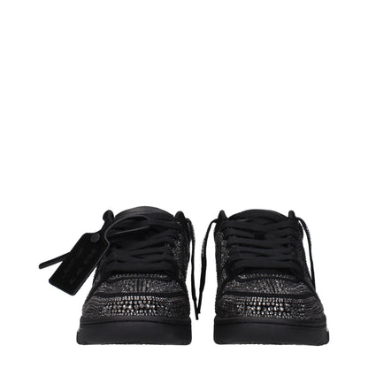 Off-White – Schwarze Leder-Sneaker