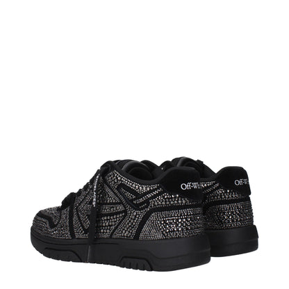 Off-White – Schwarze Leder-Sneaker