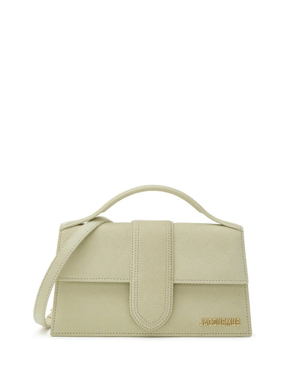 Beige strukturierte Le Grand Bambino-Tasche von Jacquemus